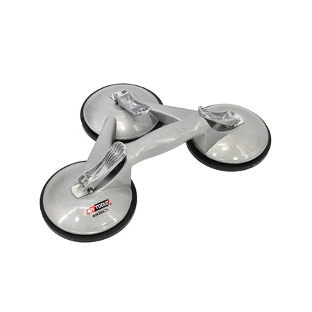 AWTools Zuignap voor glas drievoudig 190kg aluminium 125mm
