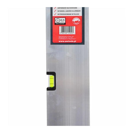 Metselhaak met waterpasfunctie 300 cm aluminium profiel
