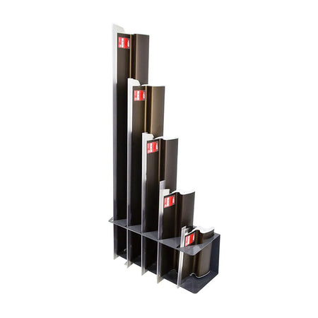 AWTools Aluminium Plamuurmes Tytan Professional 400 mm Black Line
