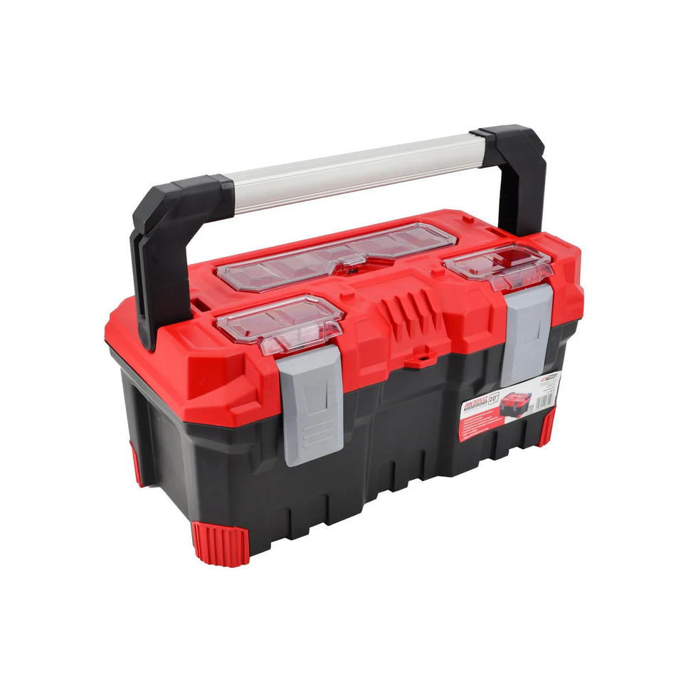 AWTools Gereedschapskist met aluminium handvat 55x29x28cm