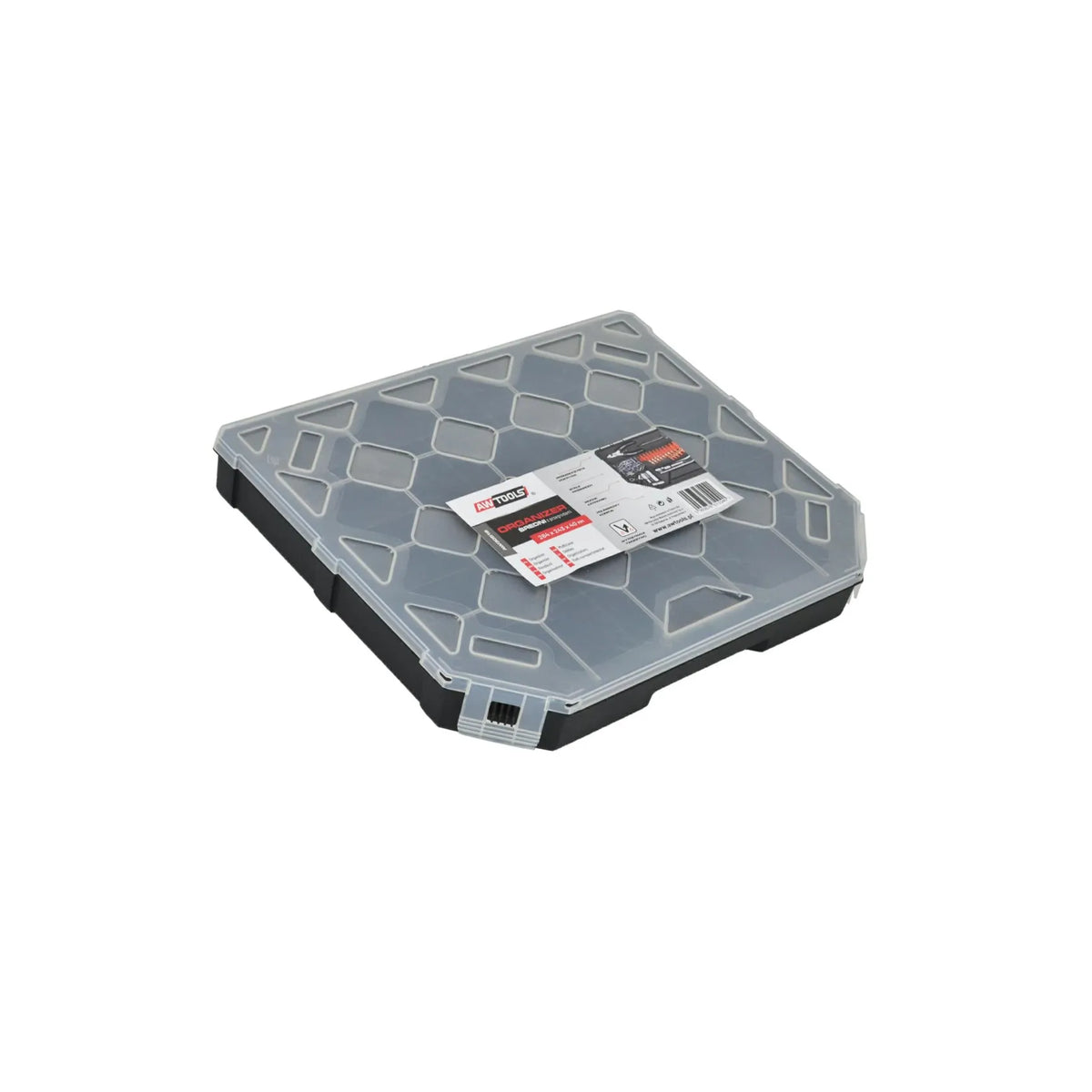AWTools Organizer middelgroot transparant 284 x 243 x 40 mm