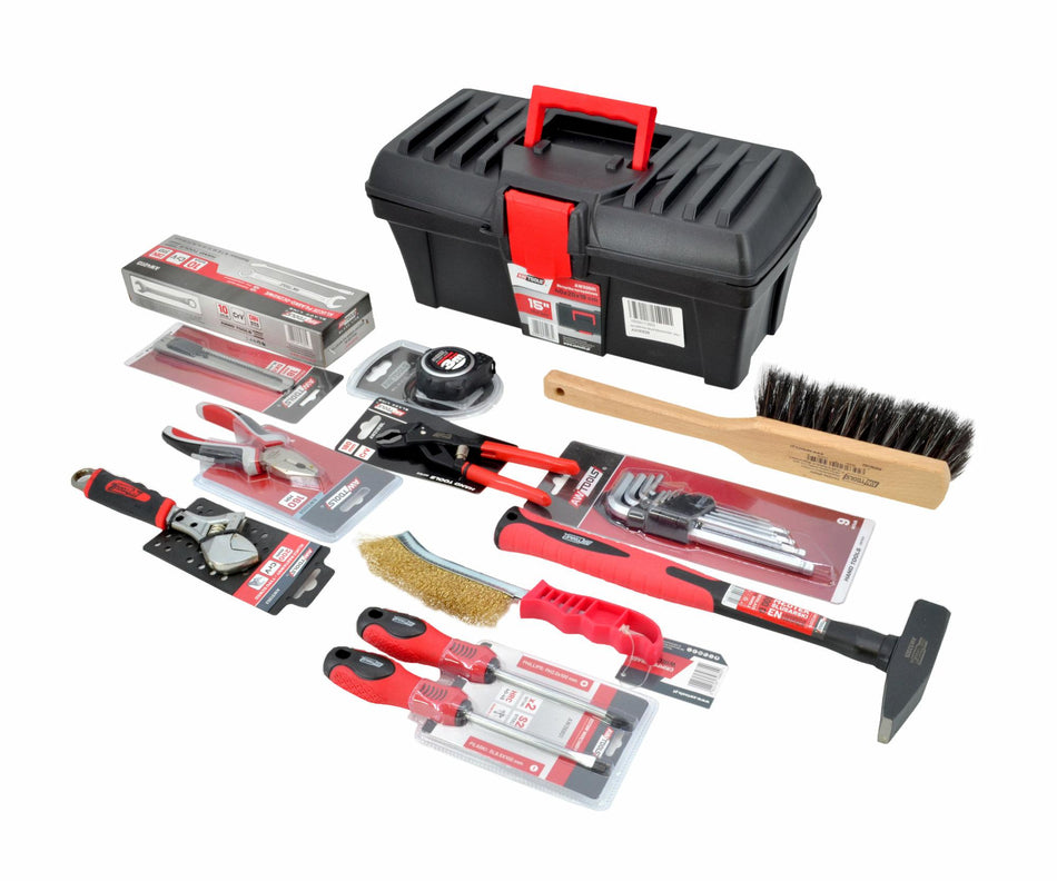 AWTools Gereedschapset kleine klusser 40,2x21,7x21,1cm