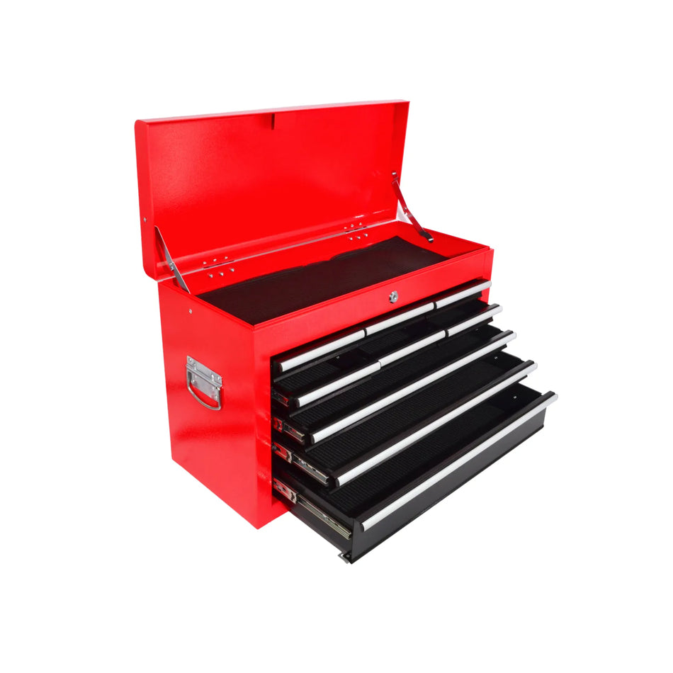 AWTools metalen gereedschapskist met 9 laden en bovenvak 600x260x390mm