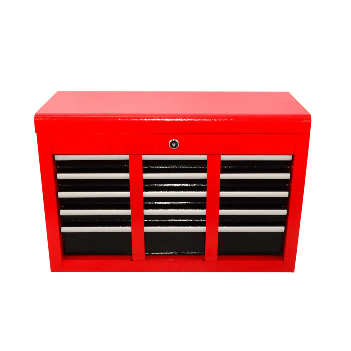 AWTools metalen gereedschapskist met 9 laden en bovenvak 600x260x390mm