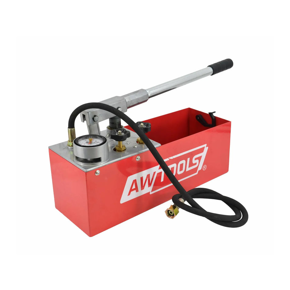 AWTools handpomp voor druktesten 12L 50 bar