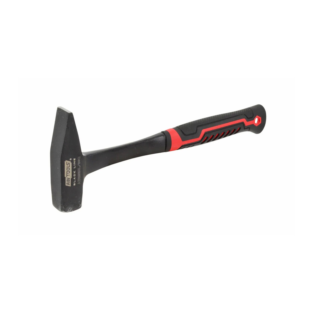 AWTools Professionele bankhamer monoblock zwart 800 g Black Line