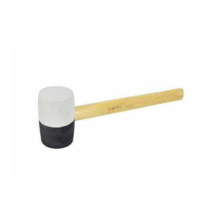 Rubberhouten hamer met dubbele rubberkop 58 mm 700 gram