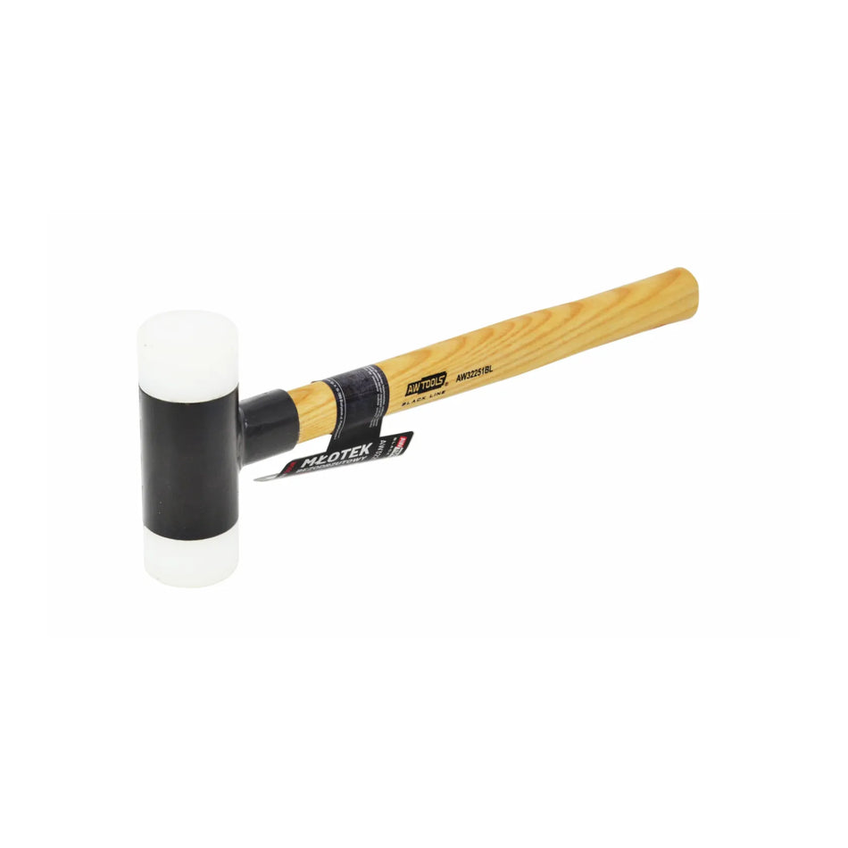 AWTools Terugslagvrije hamer poliurethaan kop 30 mm 318 mm 300 gram