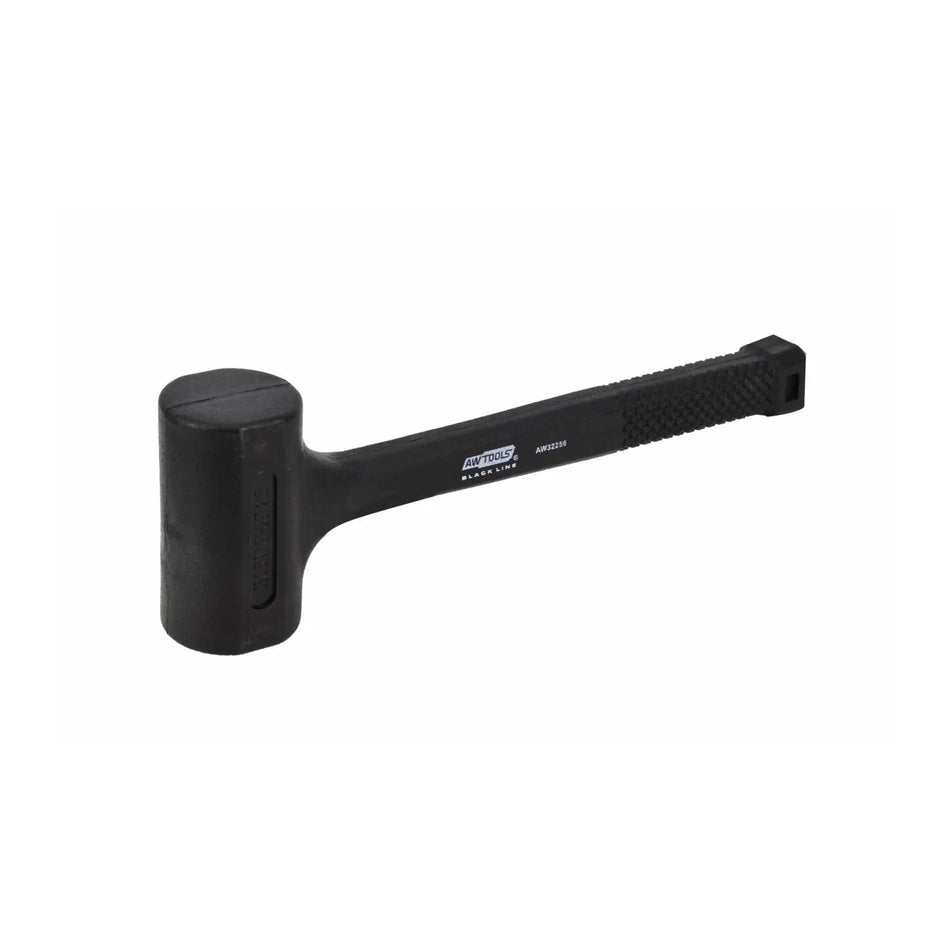 AWTools Terugslagvrije hamer ABS 1,4 kg met dempingsvulling Black Line