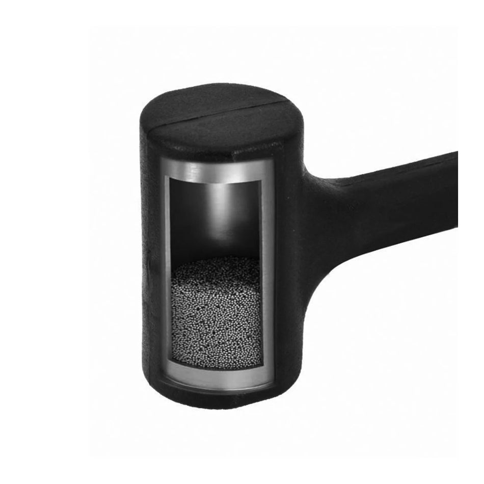 AWTools Terugslagvrije hamer ABS 1 kg met dempingsvulling Black Line

