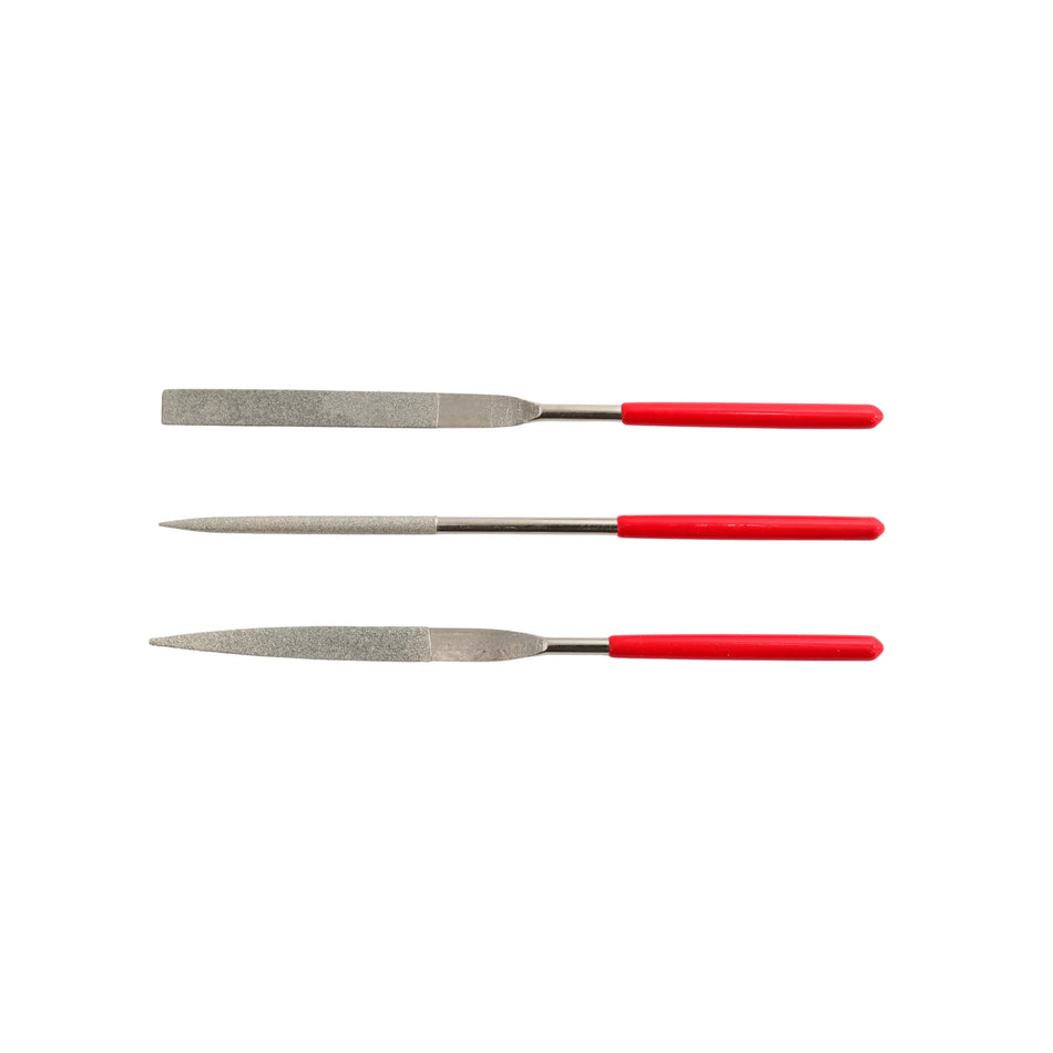 AWTools Diamantvijlen set voor harde materialen 3-delig 180mm