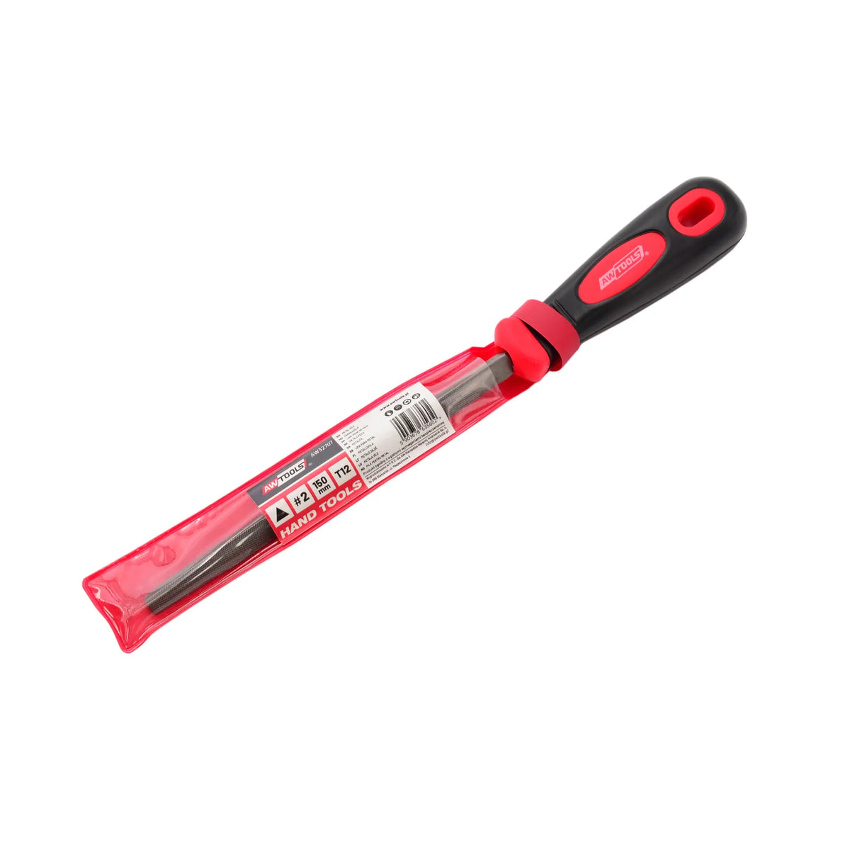 AWTools Metaalvijl driehoekig met dubbele insnijding 150 mm #2