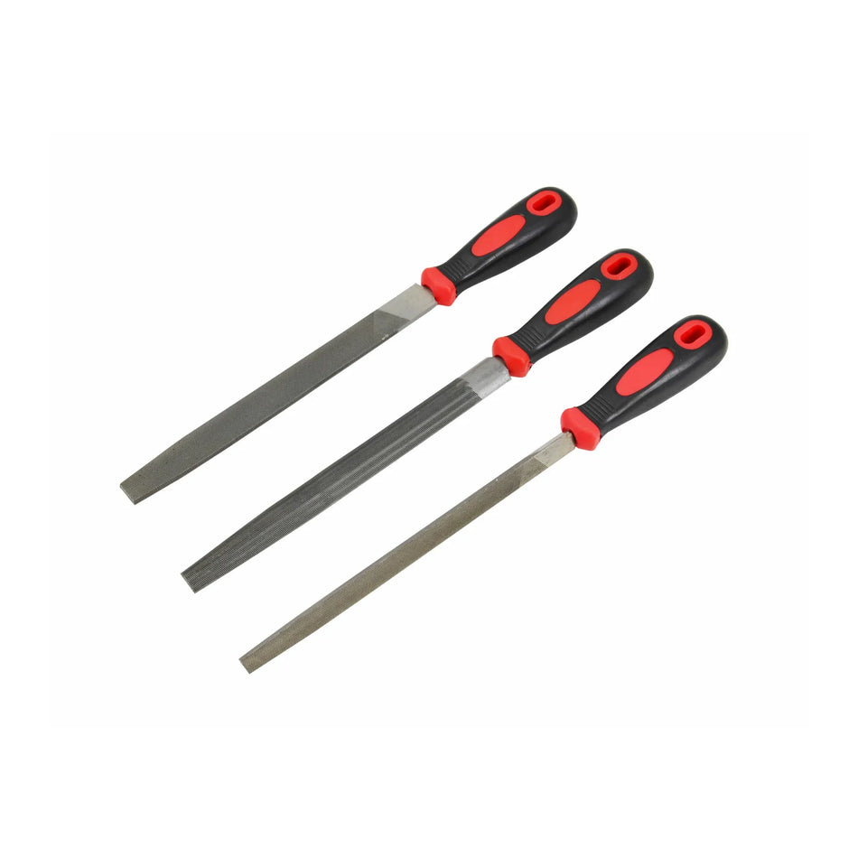 AWTools profielvijl set voor metaal 250mm 3 stuks