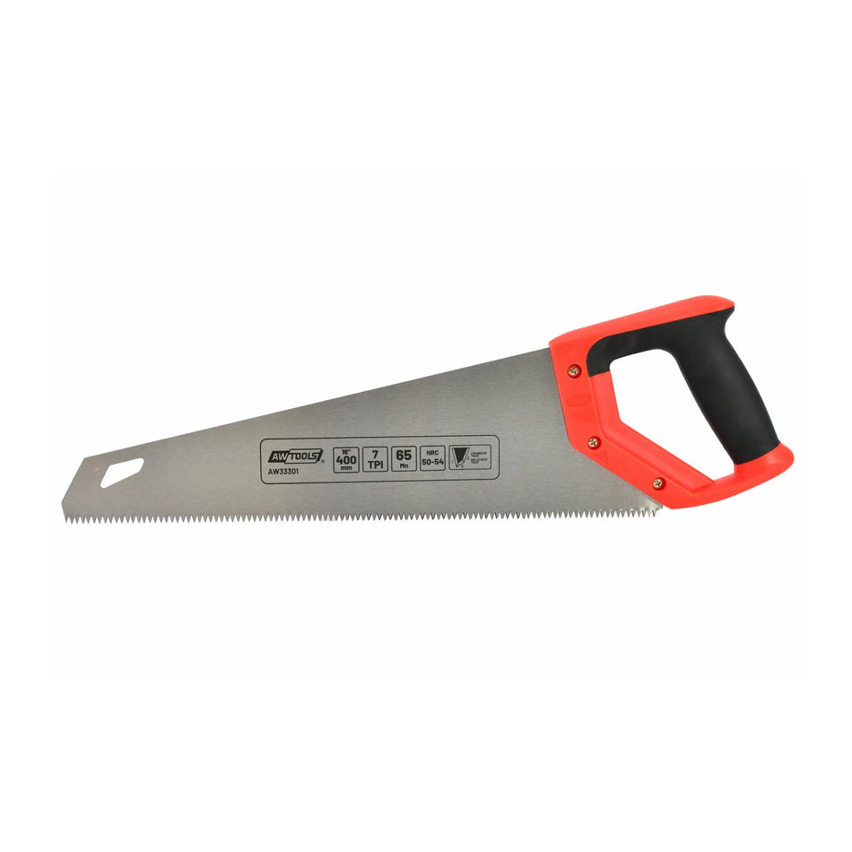 AWTools Handzaag voor hout 400 mm 7 TPI