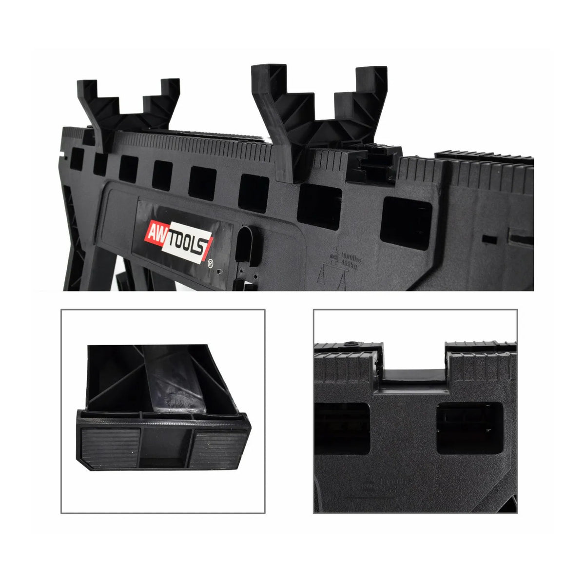 AWTools Opvouwbare bokken Twin Pack set 2 stuks 7,86 kg