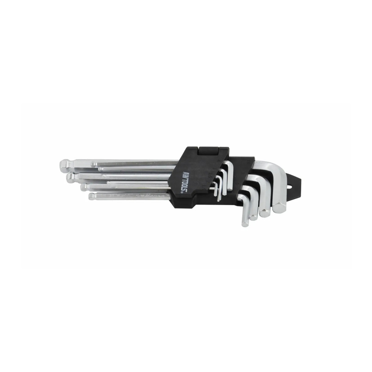 AWTools inbussleutelset met kogelgewricht 1,5-10 mm 9-delig
