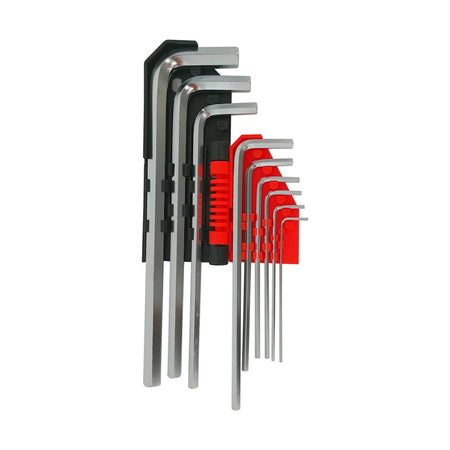AWTools set korte inbussleutels 1,5-10mm 9-delig Black Line