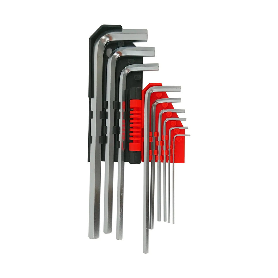 AWTools set korte inbussleutels 1,5-10mm 9-delig Black Line