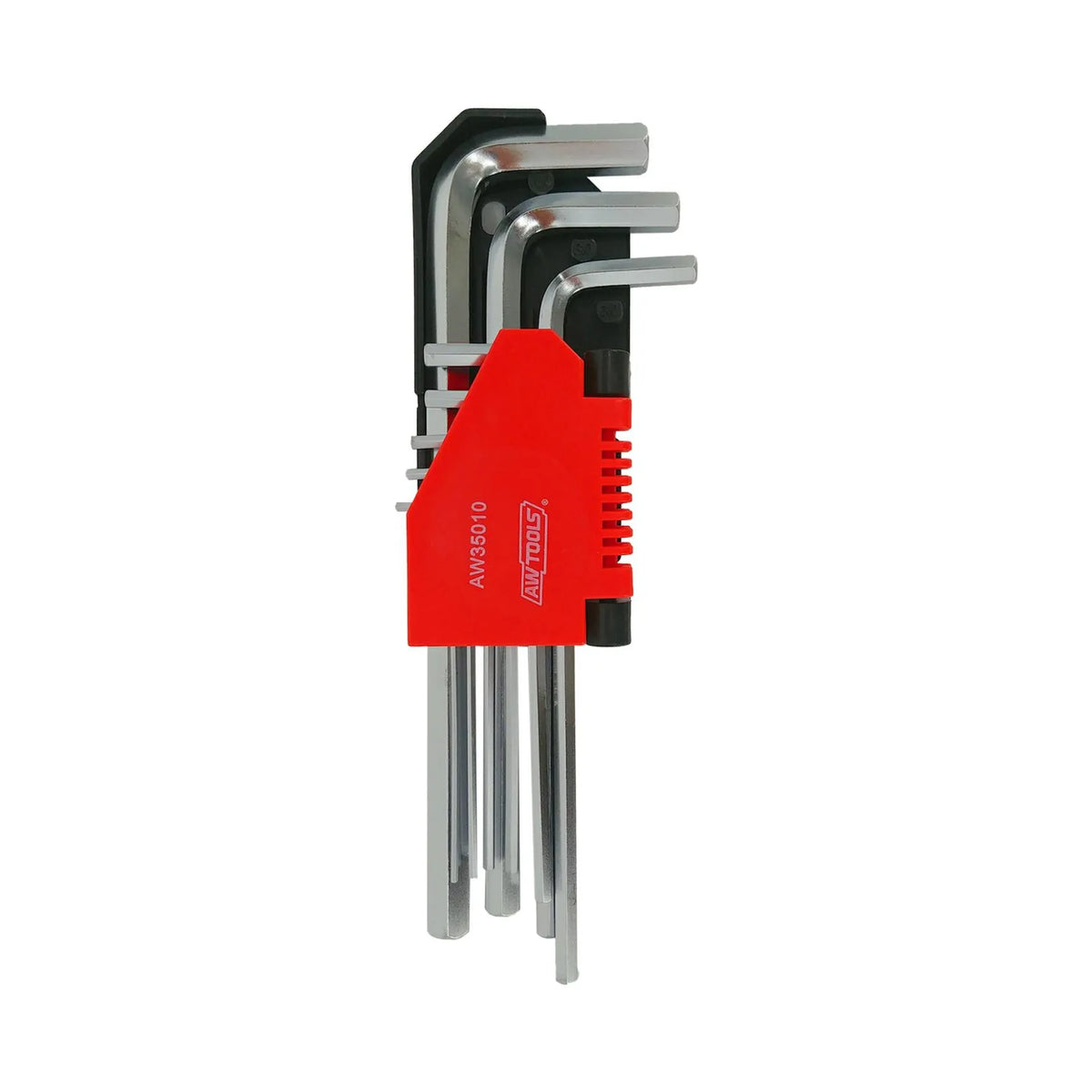 AWTools set korte inbussleutels 1,5-10mm 9-delig Black Line