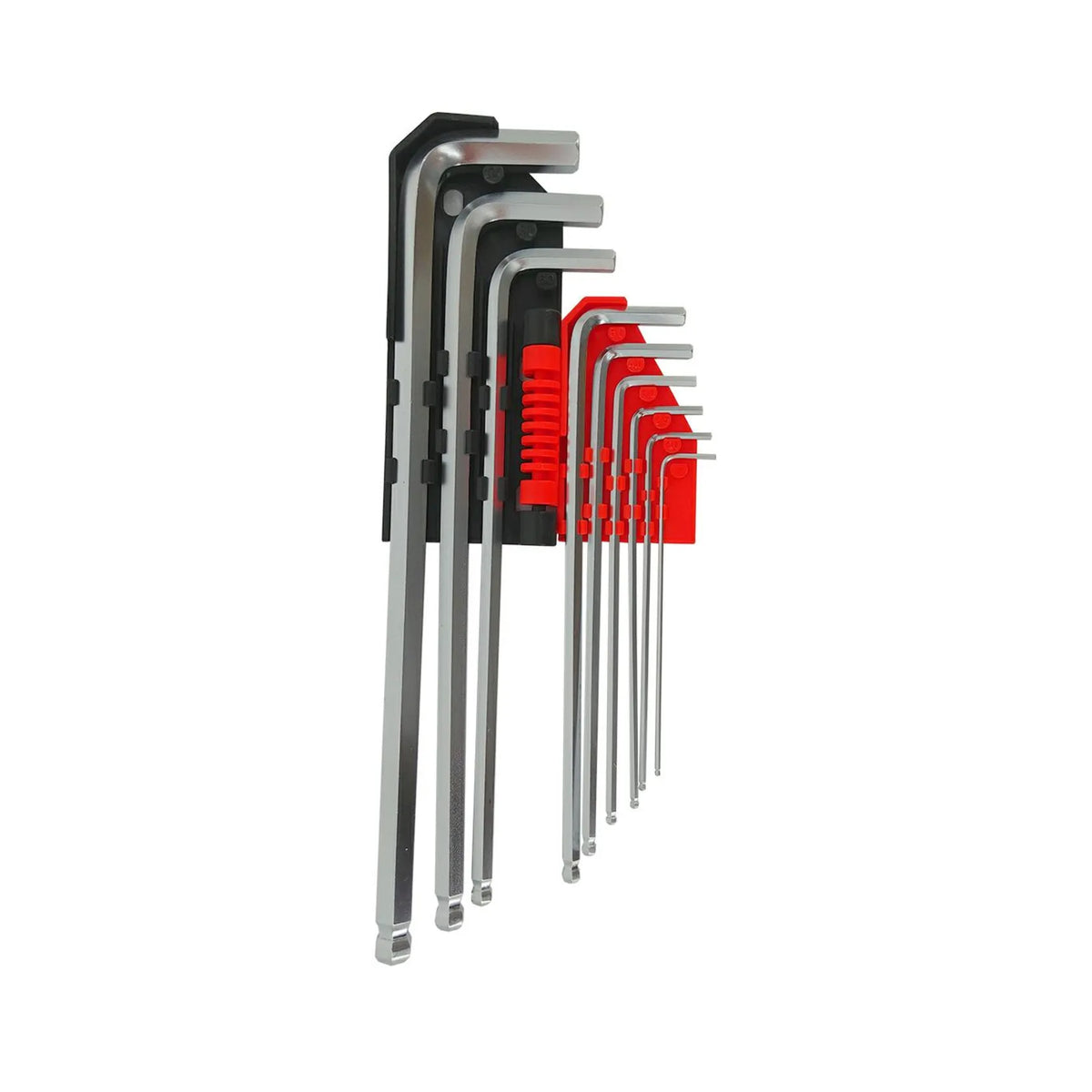 AWTools inbussleutelset lange uitvoering 1,5-10mm 9-delig Black Line