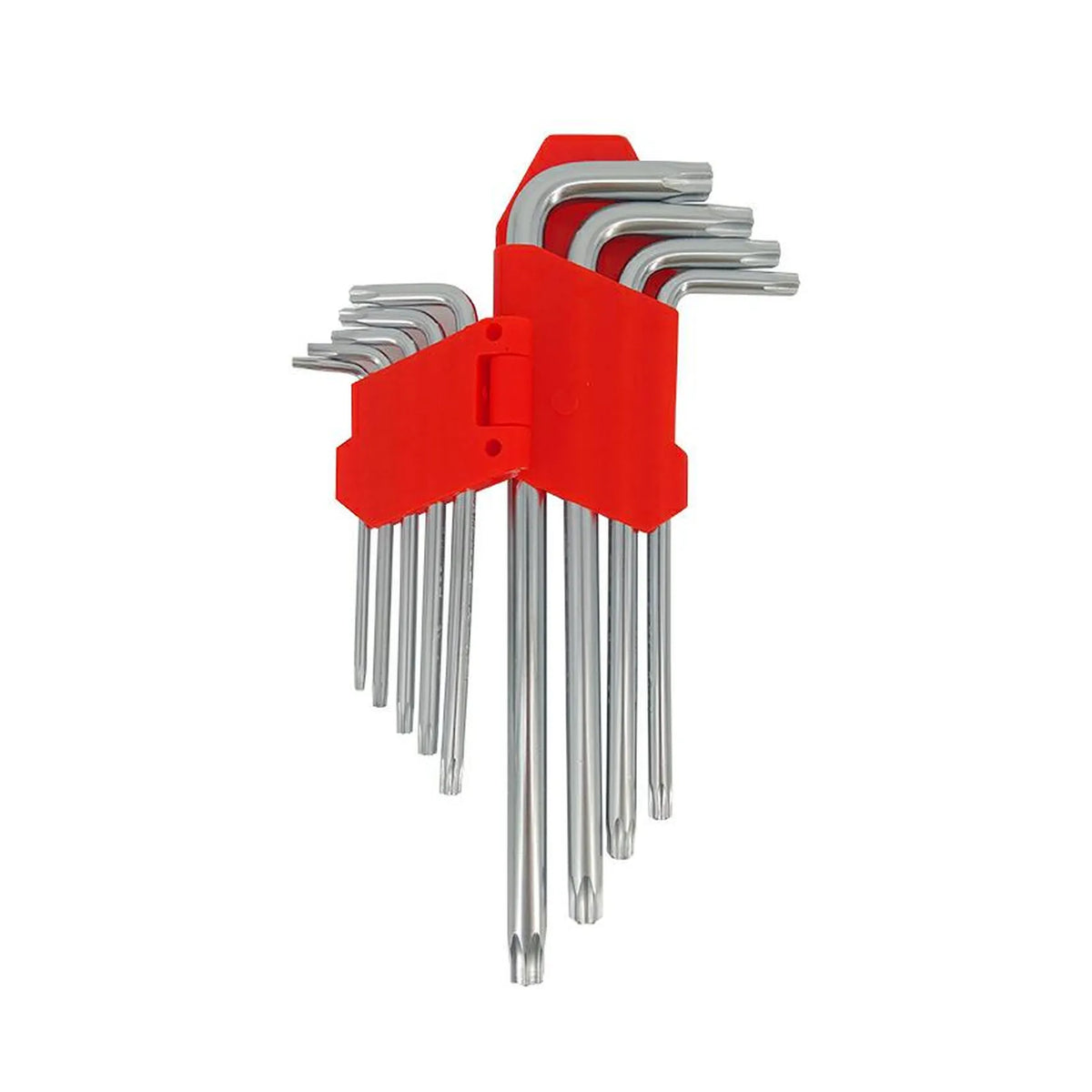 AWTools Lange Torx imbussleutelset Black Line T10-T50 9-delig