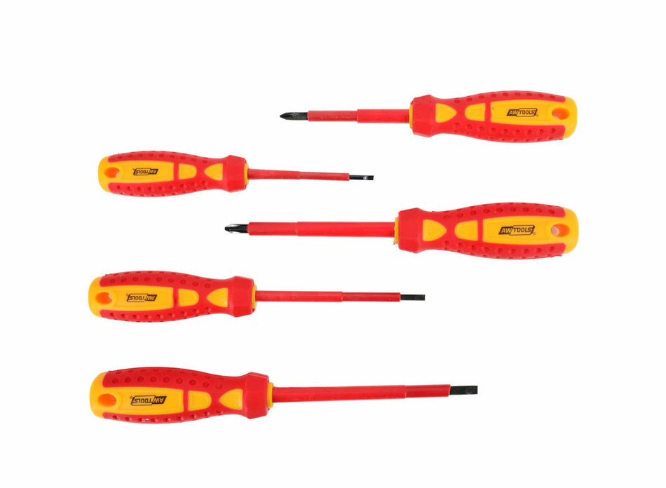 AWTools Geïsoleerde schroevendraaierset VDE 5-delig