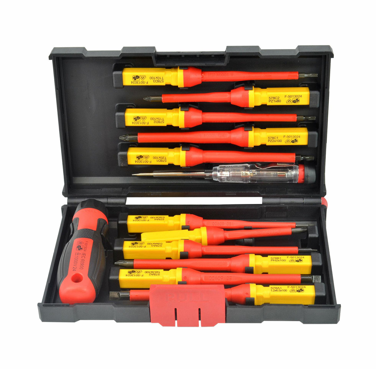 AWTools Geïsoleerde VDE schroevendraaierset 1000V S2 13-delig