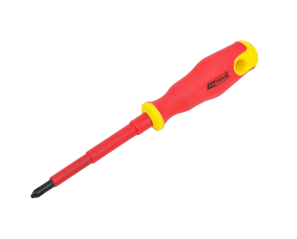 AWTools Geïsoleerde VDE kruiskopschroevendraaier PH1 x 100 mm
