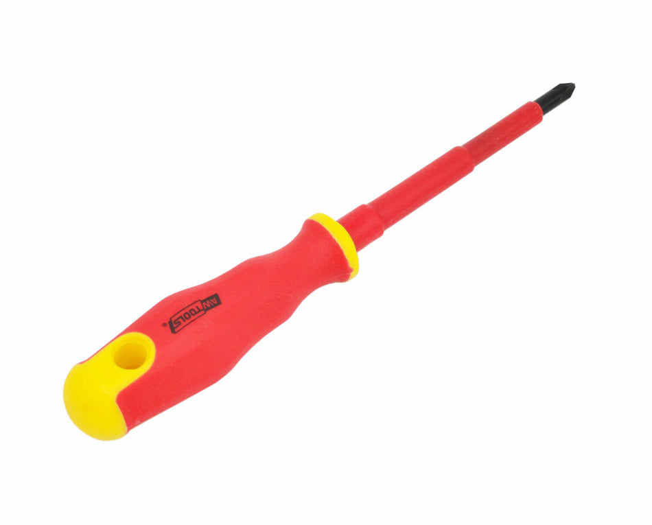 AWTools Geïsoleerde VDE kruiskopschroevendraaier PH1 x 100 mm
