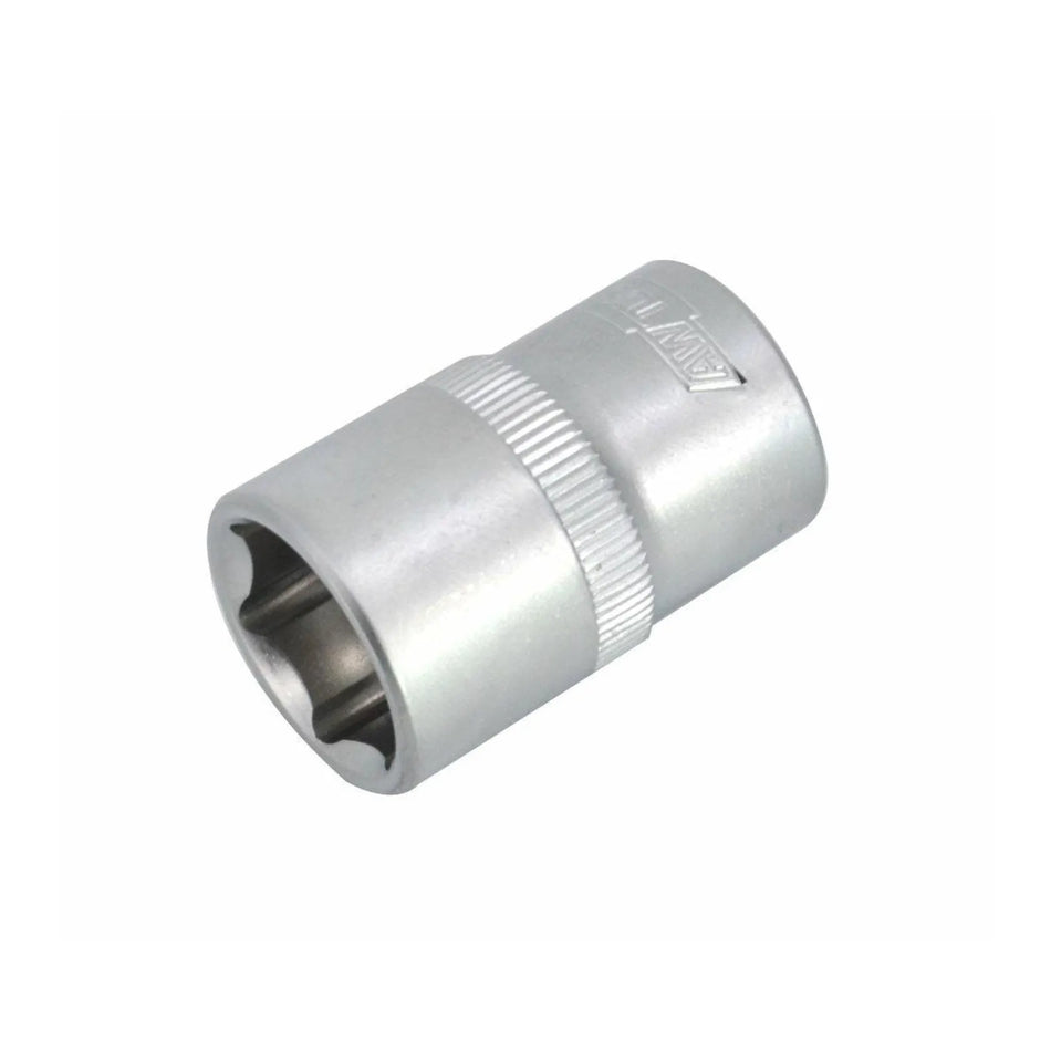 Zeskopsleutel 6-kant 1/2" kort 10 mm Black Line