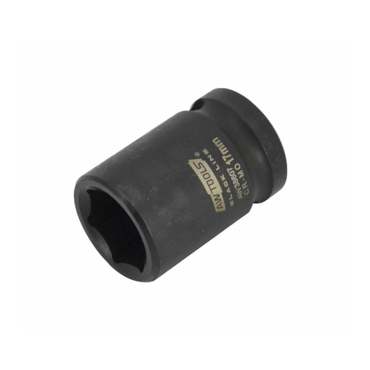 AWTools Slagmoerdop kort 24 mm 6-kant 1/2" Black Line