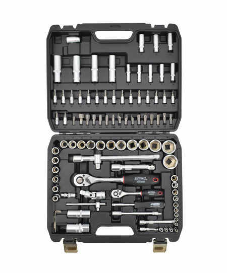 AWTools Doppenset 94-delig 1/4 en 1/2 inch