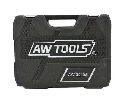 AWTools Doppenset Black Line 108-delig 1/4 en 1/2 inch