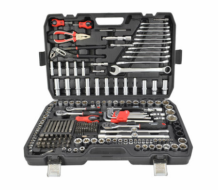 AWTools Doppenset Black Line 225-delig 1/4 3/8 en 1/2 inch
