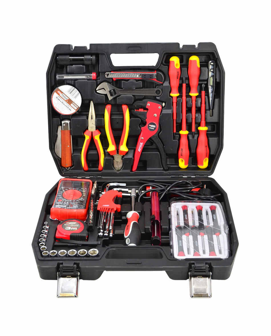 AWTools Elektriciensgereedschapset met VDE gereedschap 68-delig
