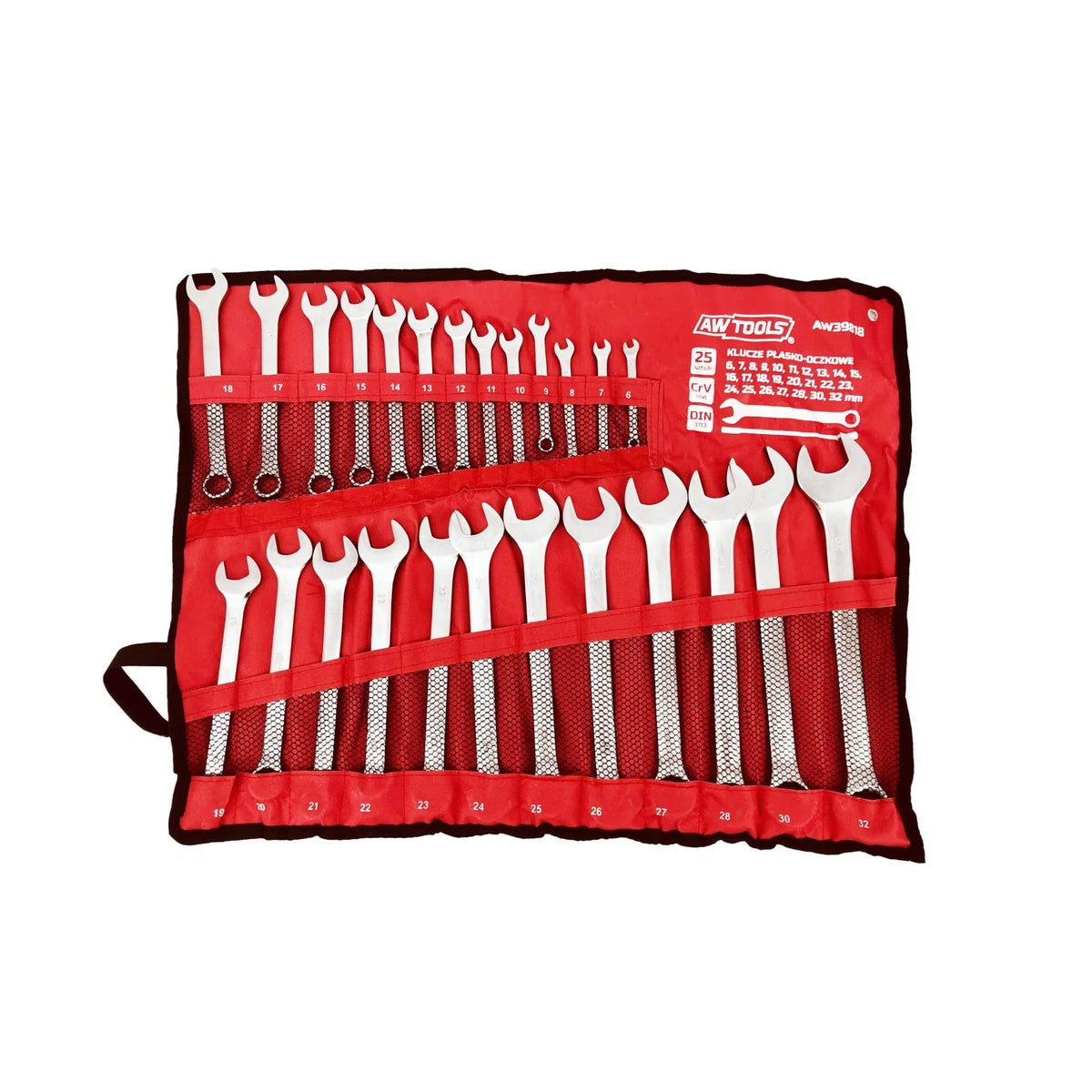 AWTools Steekringsleutelset 6-32 mm 25-delig
