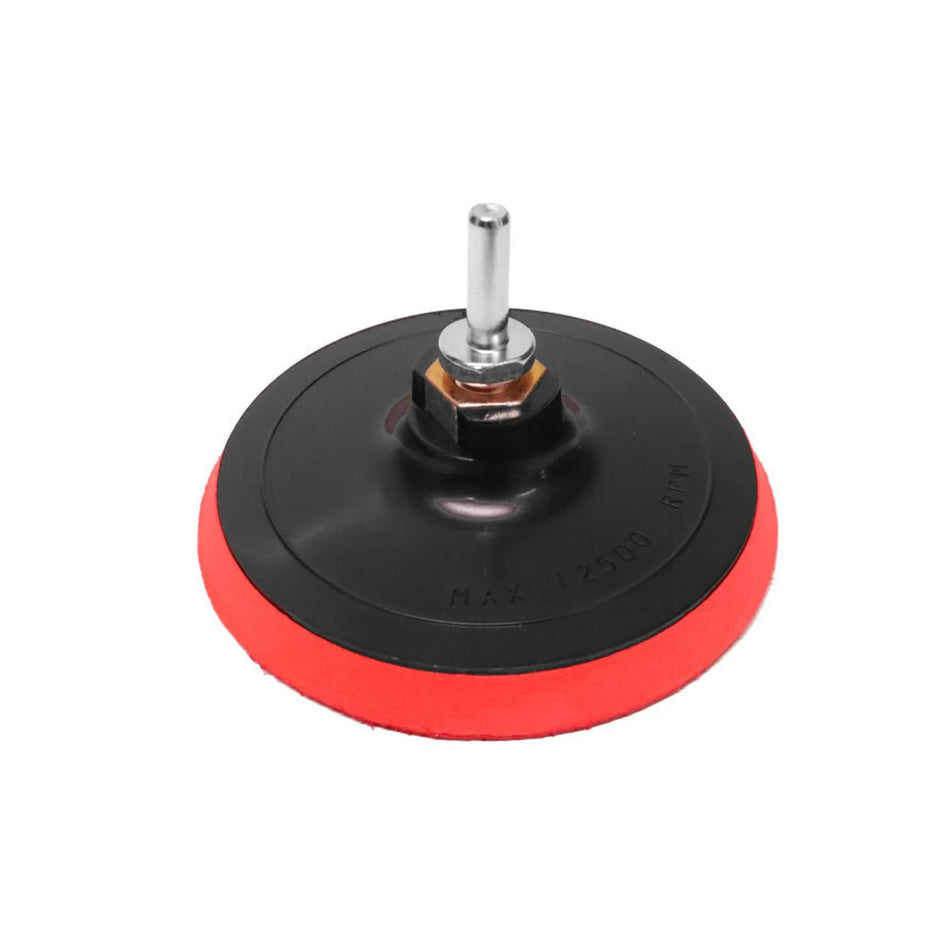AWTools Polijstschijf 125 mm voor haakse slijper met adapter, dik
