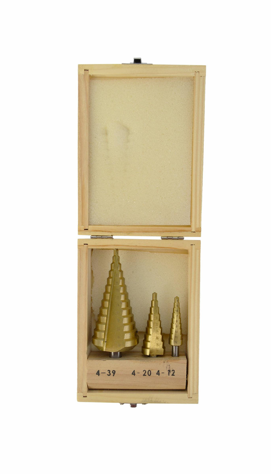 AWTools Metalen staptapborenset HSS-TiN 3-delig 4-39mm