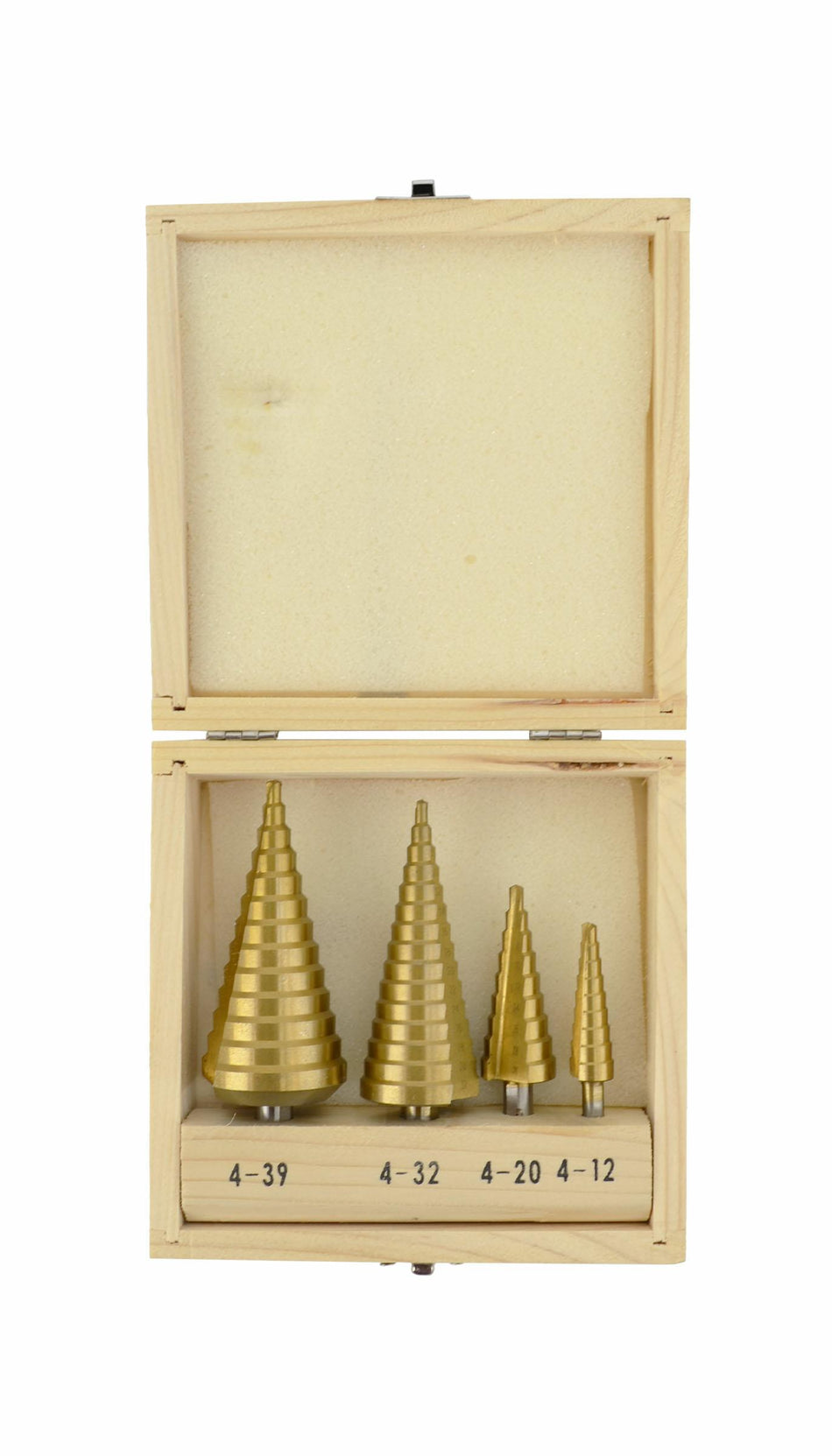 AWTools Metaalborenset HSS-TiN 4-delig 4-39mm