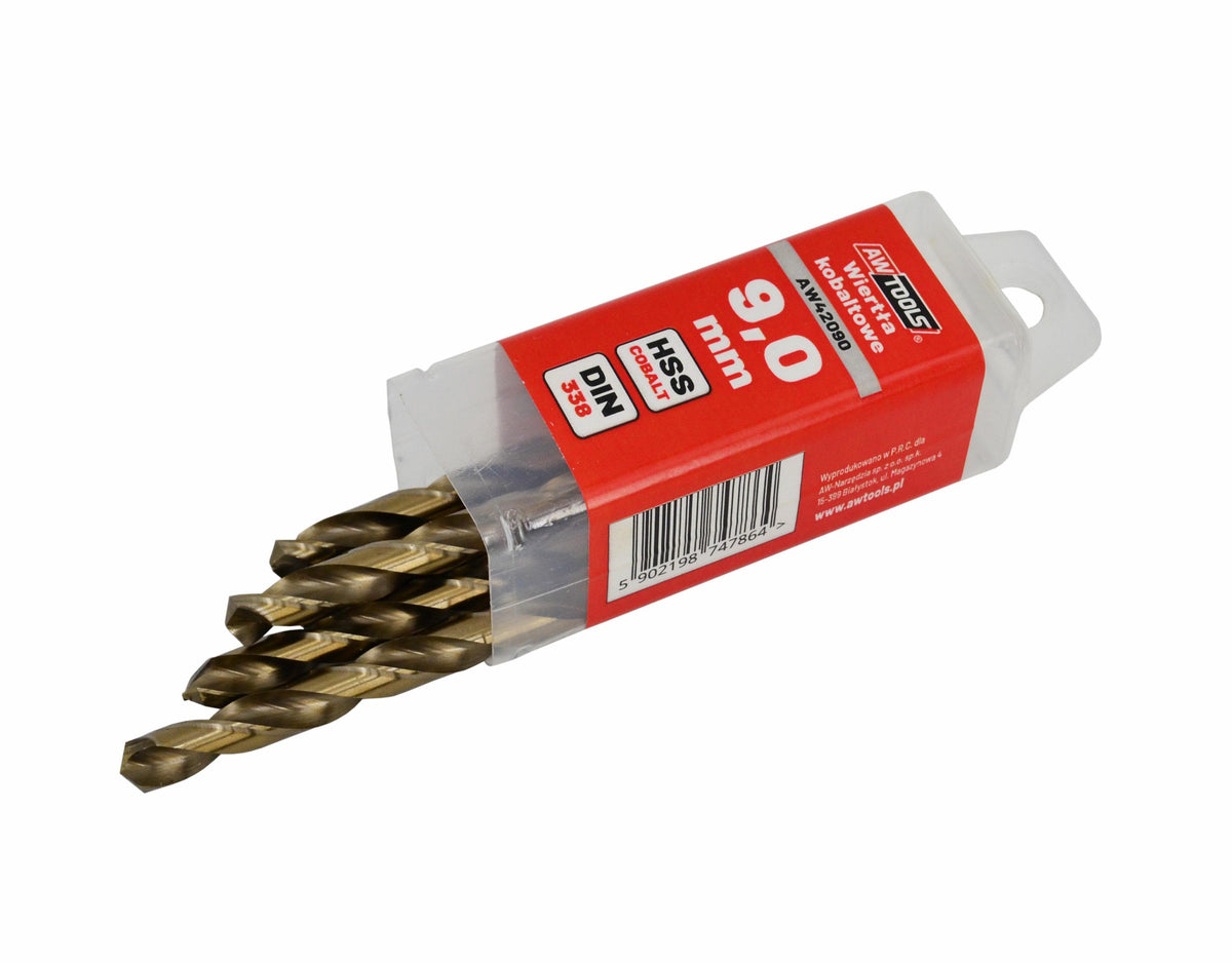 AWTools Metaalboorset kobalt HSS-Co 2,5mm 10-delig