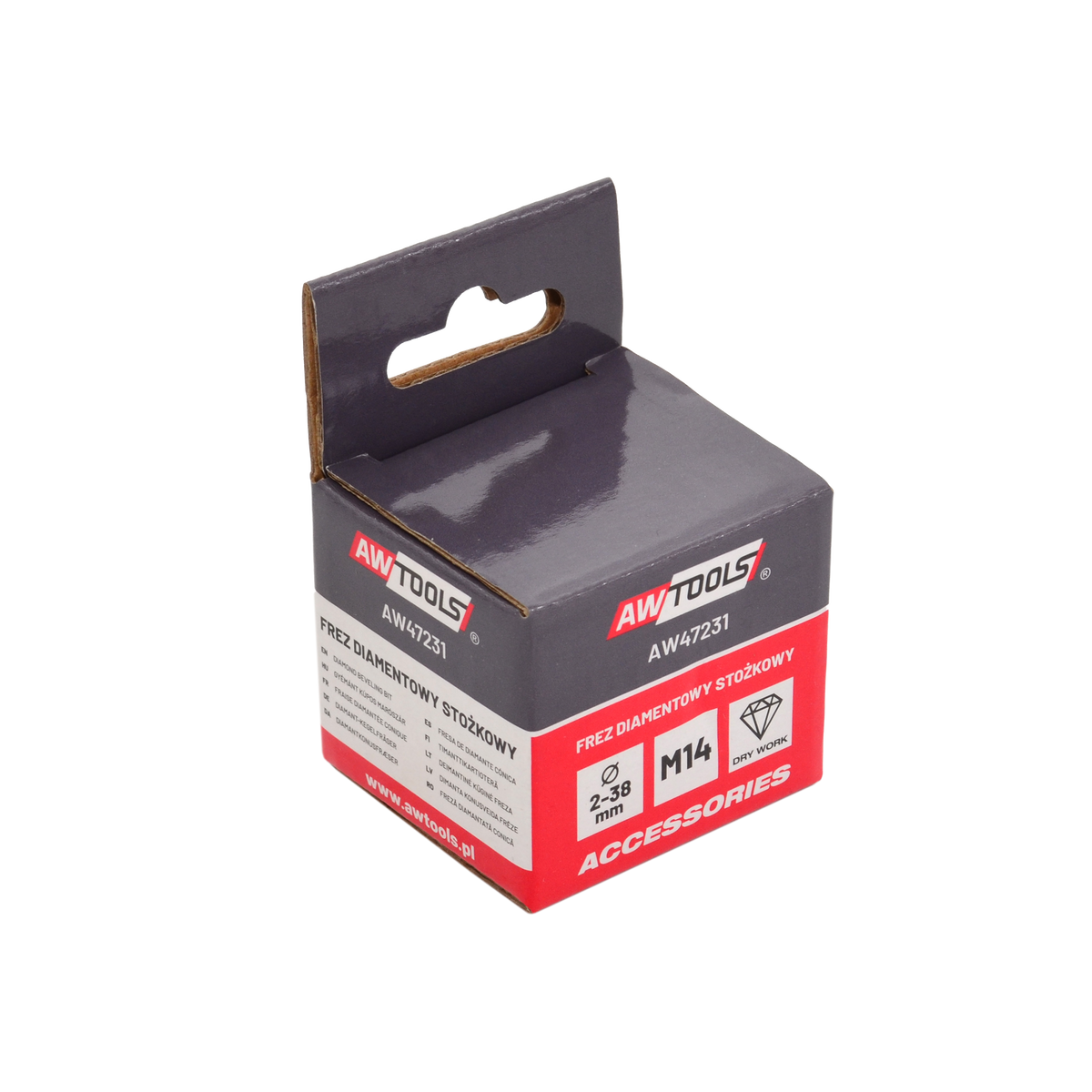AWTools Conische diamantfrees M14 2–38 mm