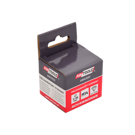AWTools Conische diamantfrees M14 2–38 mm