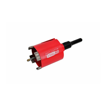 AWTools Diamantboor HEX 68 mm met adapter en pilootboor