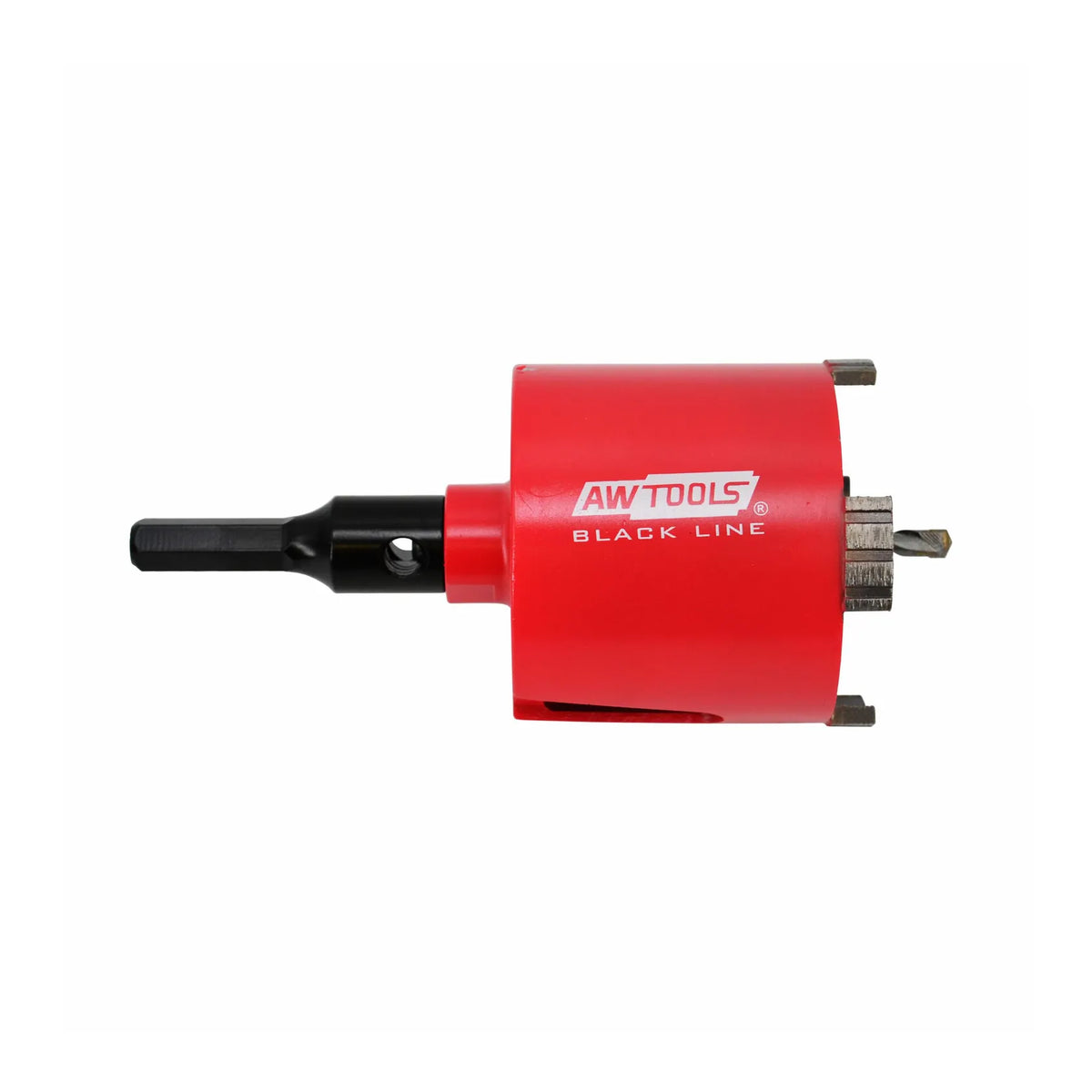 AWTools Diamantboor HEX 82 mm met adapter en pilootboor