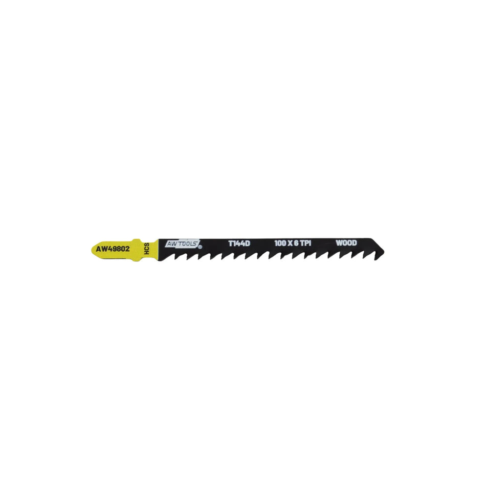 AWTools Decoupeerzaagblad T144D 100 mm 5 stuks voor hout