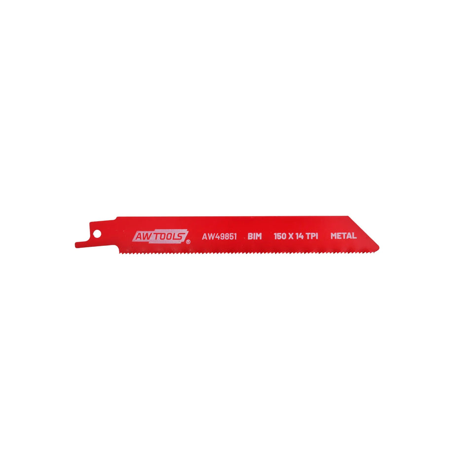 AWTools zaagblad BiM za reciprozag 150 mm 14 TPI 5 stuks
