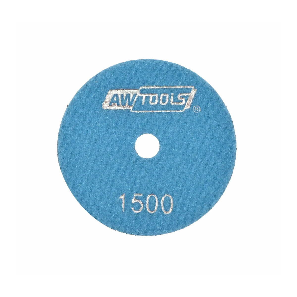 Polijstpad rubbermix met diamant 100 mm korrel 1500 droog