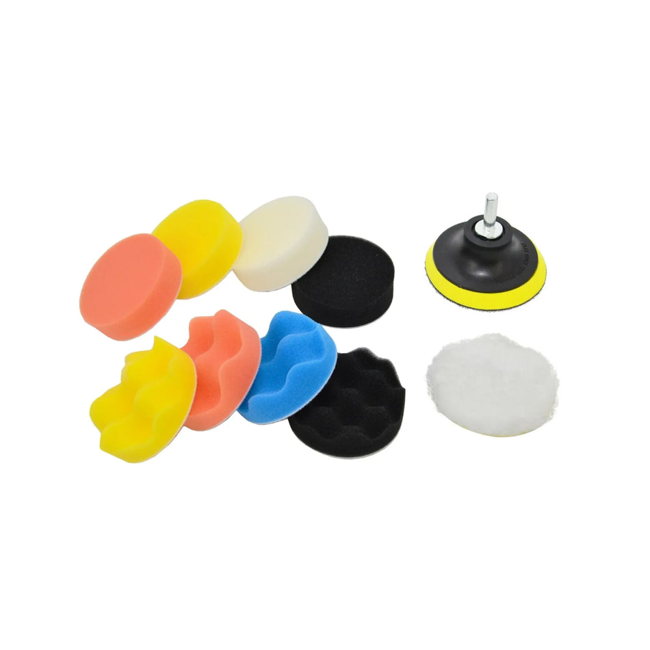 AWTools Professionele Polerset – 11‑delig (80 mm) voor Boormachine