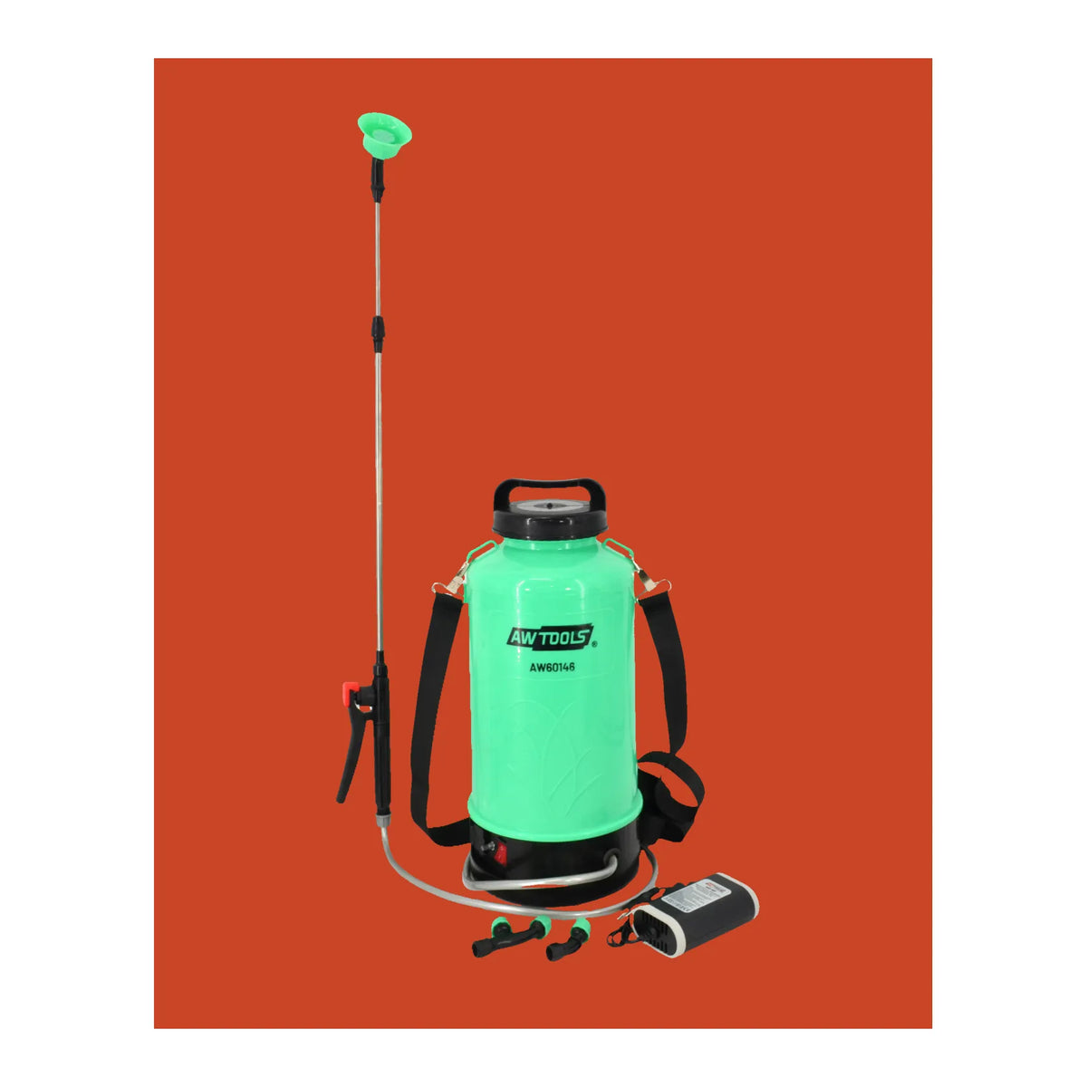 AWTools Accu drukspuit met verstelbare lans 8,0 L
