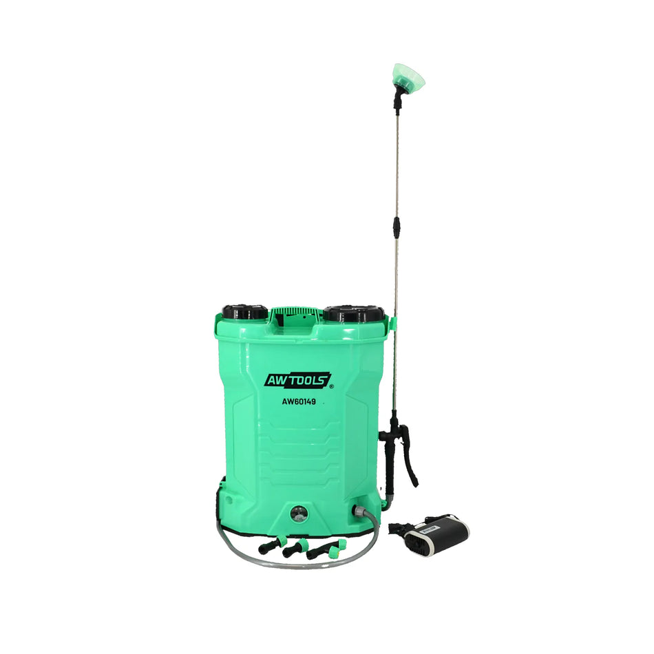 AWTools Accu rugspuit met dubbele filtratie 16 L